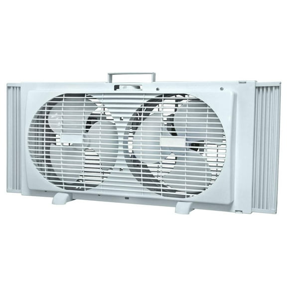 HeSLehs 9" Portable Window Fan w/ 2 Speed Dial Control w/ETL