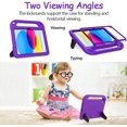 thumbnail image 4 of SUPNICE Kids Case with Built-in Screen Protector for New iPad 11-inch (A16) 2025 / iPad 10th Generation 2022(10.9 inch) with Shockproof Handle Stand Case for iPad 11/10.9 Inch,Purple, 4 of 8