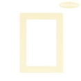thumbnail image 2 of Soft Yellow Acid Free 12x16 Picture Frame Mats with White Core Bevel Cut for 11x14 Pictures - Fits, 2 of 4