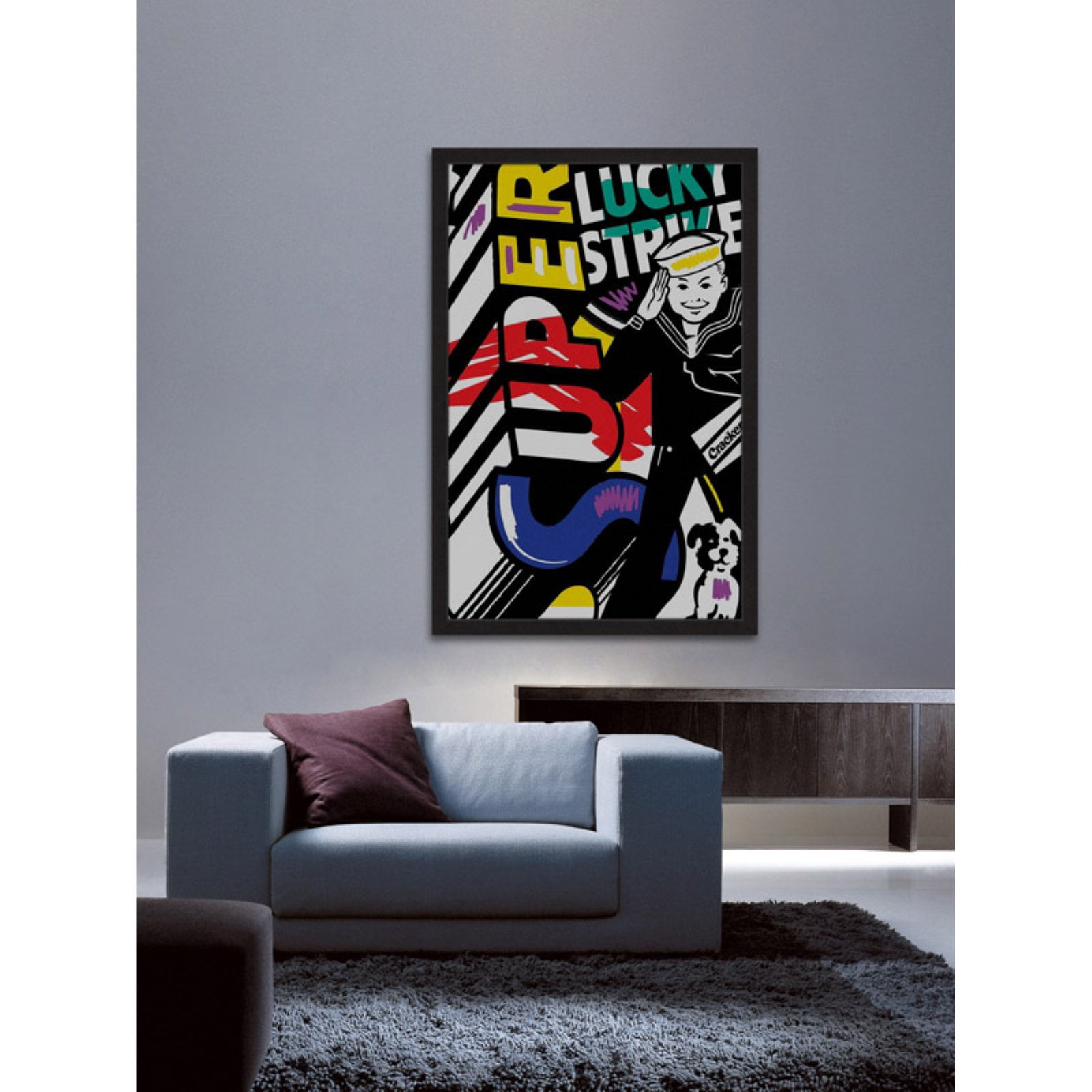 Marmont Hill "Super II" by Josh Ruggs Framed Painting Print