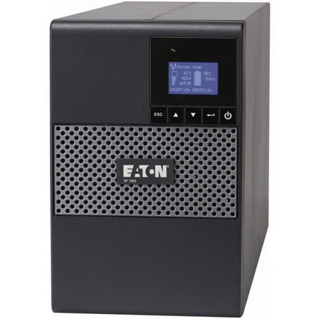 Eaton 5P 1550VA 1100W 230V Line-Interactive UPS, C14 Input, 8 C13 Outlets, True Sine Wave, Cybersecure Network Card Option, Tower, Battery Backup