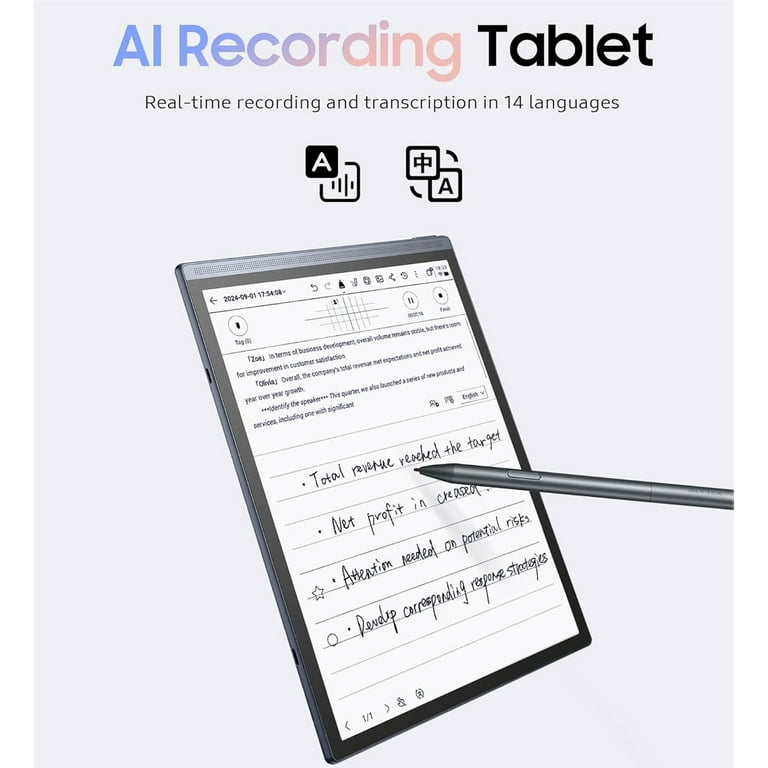 iFLYTEK AI Note-Taking Tablet, 8.2-inch AINOTE Air 2 E-Ink