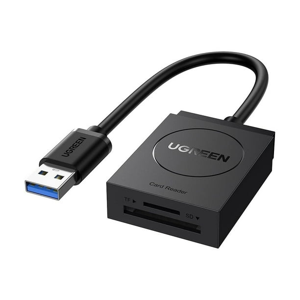 Lector de tarjetas 2 en 1 Ugreen 20250 USB 3.0 a SD/TF