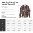 thumbnail image 5 of Lsque Autumn Leaves UPF 50+ Lightweight Sun Protection Men's Women's Long Sleeve Shirt, Hoodie Performance -3X-Large, 5 of 9