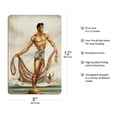 thumbnail image 2 of Hawaiian Net Fisherman (Lawaiʻa) and Outrigger Canoe (Waʻa) - Vintage Hawaiian Airbrush Art by Gill c.1940s - 8 x 12 inch Vintage Wood Art Sign, 2 of 4