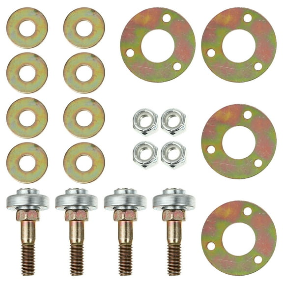 Koolleo 4pcs Rocking Chair Bearing M8x45mm Furniture Connecting Fitting Accessory