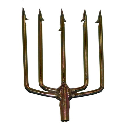 - National Divers 5 Prong Trident Spear Tip - 6MM for Spearfishing