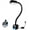 Square-Black, variant on LED Work Light with  Base, 20W 2000LM Gooseneck Work Light, Flexible Adjustable Machine Light for Garage Workshop Mechanic, Industrial Task Lighting