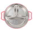 thumbnail image 2 of EeaseCA 1 Pce Assiette en Acier Inoxydable pour Enfants Assiette de Nourriture Assiette de Rangement pour Aliments Ménagers, 2 of 7