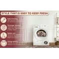 thumbnail image 4 of L'Baiet Jessie Brick Red Traditional Washable 5 ft. x 7 ft. Fabric Area Rug, 4 of 6