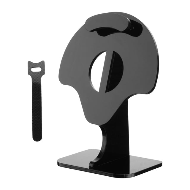 amagogo Desktop Headphone Stand Storage Rack Professional Portable Practical Easy to Use Black