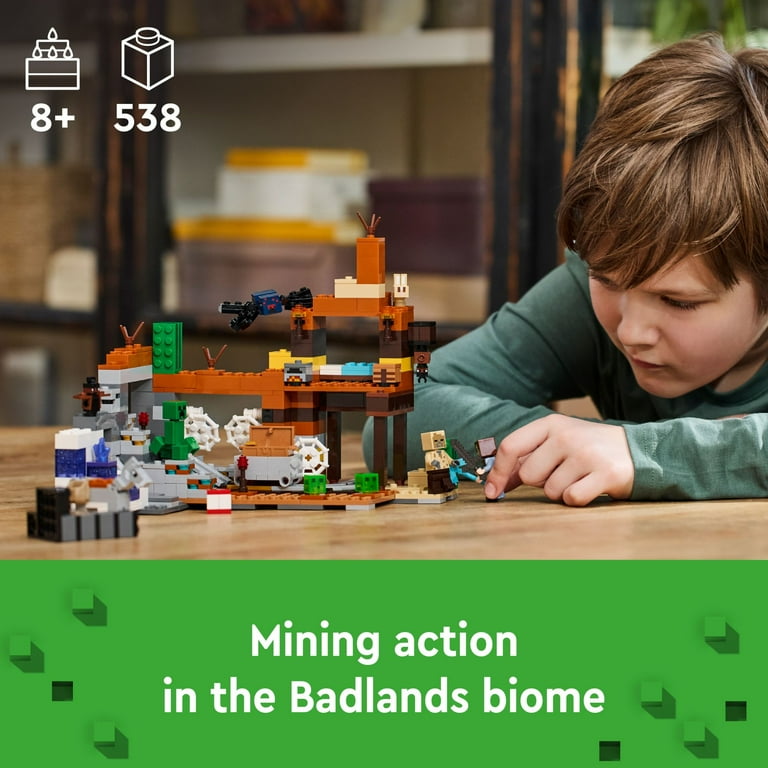 LEGO Minecraft The Badlands Mineshaft Set, 21263, Mining