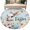 Blue, variant on Round Rugs 5Ft, Happy Easter Round Area Rug Washable Indoor Throw Carpet, Spring Grey Bunny Colorful Eggs Flower Brown Soft Non Slip Circle Rug for Cabinet Bathroom Home Decor Aesthetic