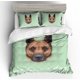thumbnail image 1 of 3D Pastor Alemán Perro Ropa de cama Set Funda nórdica Funda nórdica Fundas de almohada, 1 of 5