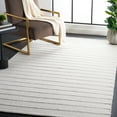 thumbnail image 2 of SAFAVIEH Kilim Mayra Striped Polyester Area Rug, Light Grey/Ivory, 3' x 5', 2 of 8