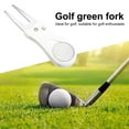 thumbnail image 3 of LJNYFDC Outil de Divot de Golf Pop-up Outil de Divot de Golf Pliable Outil de Réparation de Divot avec Poignée de Balle de Golf en Acier Inoxydable Magnétique Robuste pour Golfeurs, 3 of 6