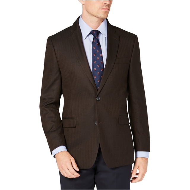 Tommy Hilfiger Trevor - Chaqueta con dos botones para hombre, color marrón, 40 de largo