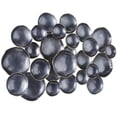 thumbnail image 5 of DecMode Black Aluminum Plate Wall Decor with Uneven Edges, 5 of 7