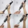 thumbnail image 4 of 2025 Electric Wine Opener, Battery-Powered Corkscrew with Foil Cutter, Stainless Steel, 4 of 5