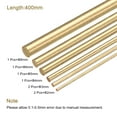 thumbnail image 2 of Latón Varillas Redondo Sólido Latón Común Pasador 2mm-8mm Surtido Diámetro para 400mm Longitud Latón Varilla para Deriva Punzones Varios Eje DIY Modelo Avión Barco Coches 8uds, 2 of 5