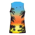 thumbnail image 5 of Taqqpue Mens Summer Beach Tank Top Casual Tropical Hawaiian Palm Tree Print Sleeveless Shirts Quick Dry Muscle Tee Vacation Shirts, 5 of 5