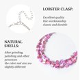 thumbnail image 4 of GHSDFBB Boho Layered Shell Beaded Necklaces Handmade Colored Bead Short Necklace Holiday Style Costume Jewelry for Women, 4 of 6