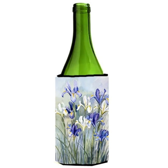 Iris by Bettie Cheesman Wine Bottle Can cooler Hugger