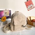 thumbnail image 6 of Mini Cute Backpack Corduroy Backpack Purse Casual Daypack for Women Travel Satchel Rucksack Cute Shoulder Bag, 6 of 6