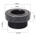 thumbnail image 2 of Mountain/Road Bicycle Hollow Bearing Center Shaft Integrated Disc Thread, 2 of 11