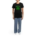 thumbnail image 4 of CafePress - Boston Grunge Women's Dark Pajamas - Women's Short Sleeve Print T-Shirt and Pants Dark Cotton Pajama Set, 4 of 7