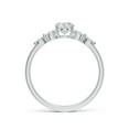 thumbnail image 2 of ANGARA Lab Grown Oval Diamond Engagement Ring for Women in 14K White Gold (Size-7x5mm| Color-F-G| Clarity-VS) | April Birthstone, Anniversary, Jewelry Gift for Women | Lab-Grown Diamond Ring, 2 of 8