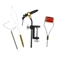 thumbnail image 1 of 5x Kit de herramientas de atado de moscas portátil, que incluye enhebrador de tornillo de banco para atado de moscas, soporte de bobina, shamjiam Dispositivo de atado de moscas, 1 of 9