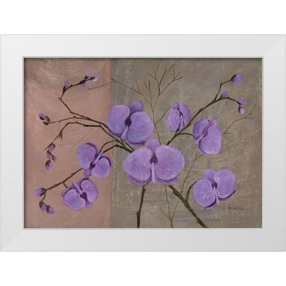 Dahlke, Izabella 32x24 White Modern Wood Framed Museum Art Print Titled - Modern Colours IV