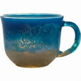 thumbnail image 2 of Handcrafted Ocean Wave Glass Mug - Coastal Beach Themed Coffee Cup, Unique Resin Art Drinkware for Iced Coffee/Tea, Stylish Home/Patio/Outdoor Mug, Gift for Beach Lovers 16 Oz, 2 of 6