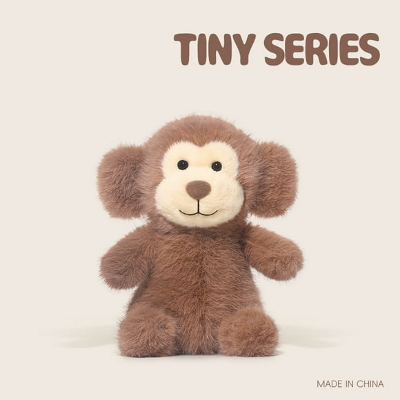 Tiny Series Monkey Plush Toy Cute Animal Series Doll