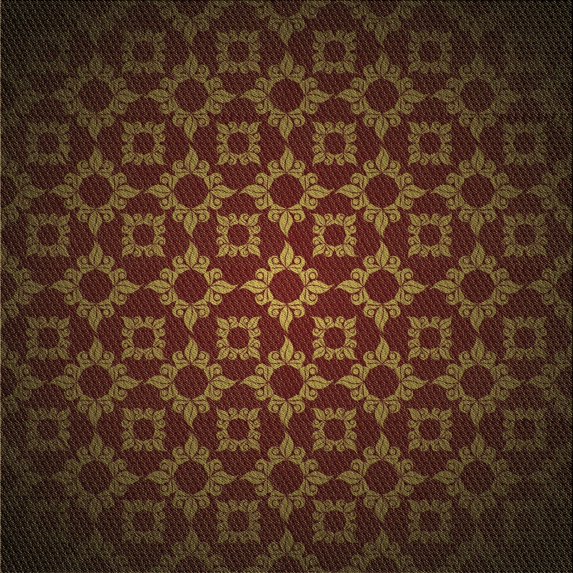 Ahgly Company Indoor Square Patterned Saddle Brown Area Rugs, 5' Square