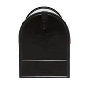 Gibraltar Mailboxes Elite Steel Large Residential Post Mount Mailbox, Black
