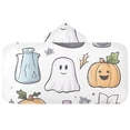 thumbnail image 5 of Yayeee Kids Hooded Towels Toddler Soft Absorbent Beach Bathing Wrap 50" x 23.5", Blue Magical Halloween, 5 of 5