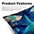 thumbnail image 2 of Starry Shark Covers Throw Pillow Set - 2 Pack Throw Pillow Inserts Included - Unique Patterns - 16x16, 18x18, 20x20 Inches for Home Decor - Throw Pillow - Decorative Pillows, 2 of 6