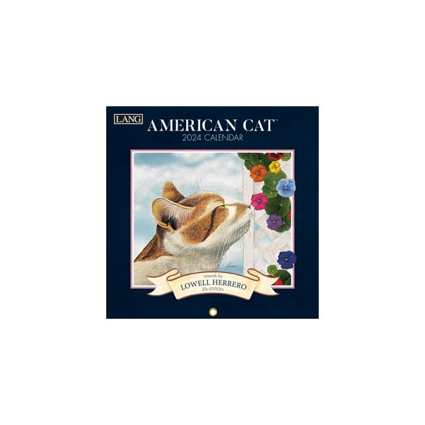 Lang Companies, American Cat 2024 Mini Wall Calendar