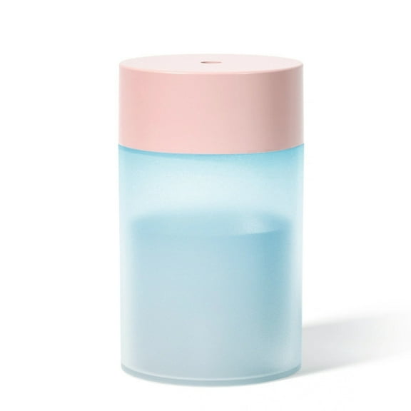 Mini Air Humidifier Ultrasonic Humidifier for Home Car Atomizer Vaporizer with Night Light(pink)