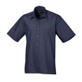 thumbnail image 1 of Premier Mens Poplin Short-Sleeved Shirt, 1 of 2
