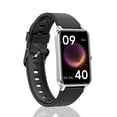 thumbnail image 1 of Reloj inteligente ritmo cardíaco oxygen v5.0 ip68 impermeable reseña de sudor a prueba de sudor sleep brazalet regalo smartwatch hombres mujeres podómetro plata Inevent EL005723-03B, 1 of 6