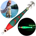 thumbnail image 3 of Anzuelo Calamar Con Tubo Soplado Camarones Ponderado Luminoso para Pesca Calamar (Estilo 1 30#113g), 3 of 9