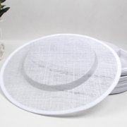 Raindrops Black Cooling Cap for Women, White Cocktail Hat, Stylish Comfortable Headpiece, Fashionable Accessory