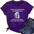 thumbnail image 1 of Pompotops T-shirt à Manches Courtes à Manches Courtes et Col Rond pour Femme, 1 of 6