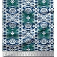 thumbnail image 1 of Soimoi Rayon Fabric Check & Geometric Printed Fabric 1 Yard 42 Inch Wide, 1 of 5