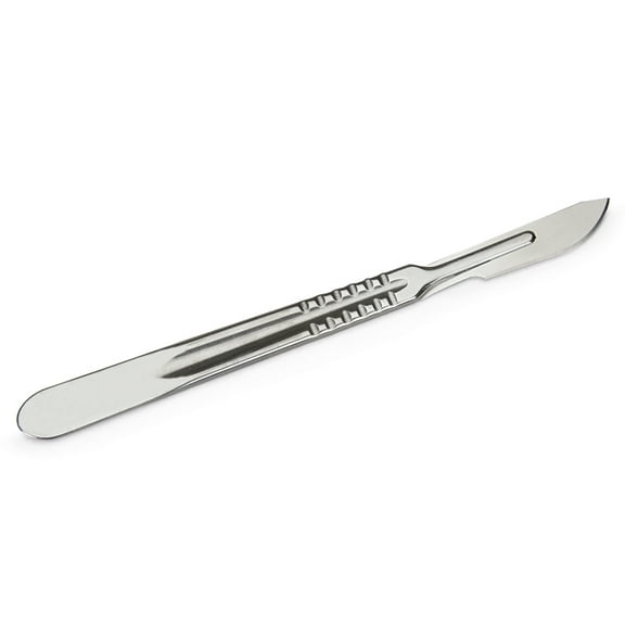Scalpel Handle, Stainless-Steel, No. 4 With No. 22 Blade