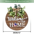 thumbnail image 3 of Letrero de bienvenida para puerta de entrada, decoración RoseCraft, intercambiable, 3 of 7