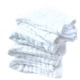 thumbnail image 3 of Burp Cloths 4 Pack Large 20" by 10" 100% Cotton 6 Layers Extra Absorbent and Soft by Synrroe, 3 of 4